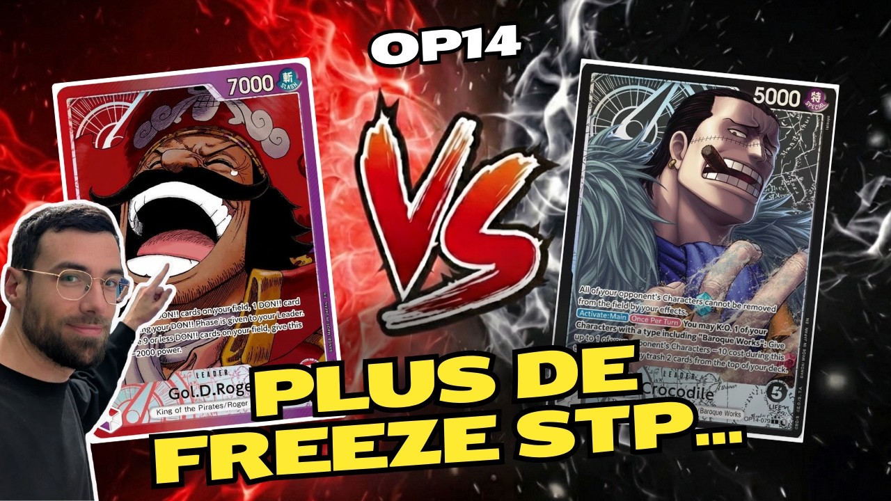 Roger VS Crocodile | OP14 Gameplay POV | One Piece TCG FR