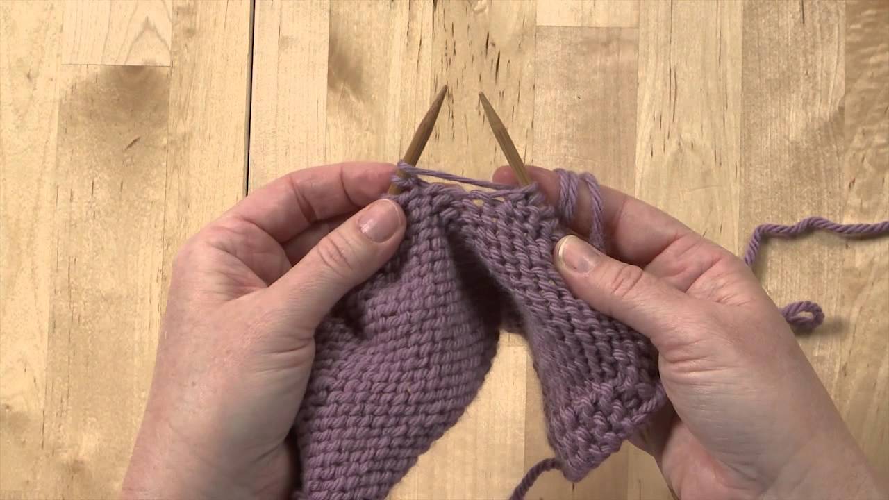 Knit into a  Double Yarn Over