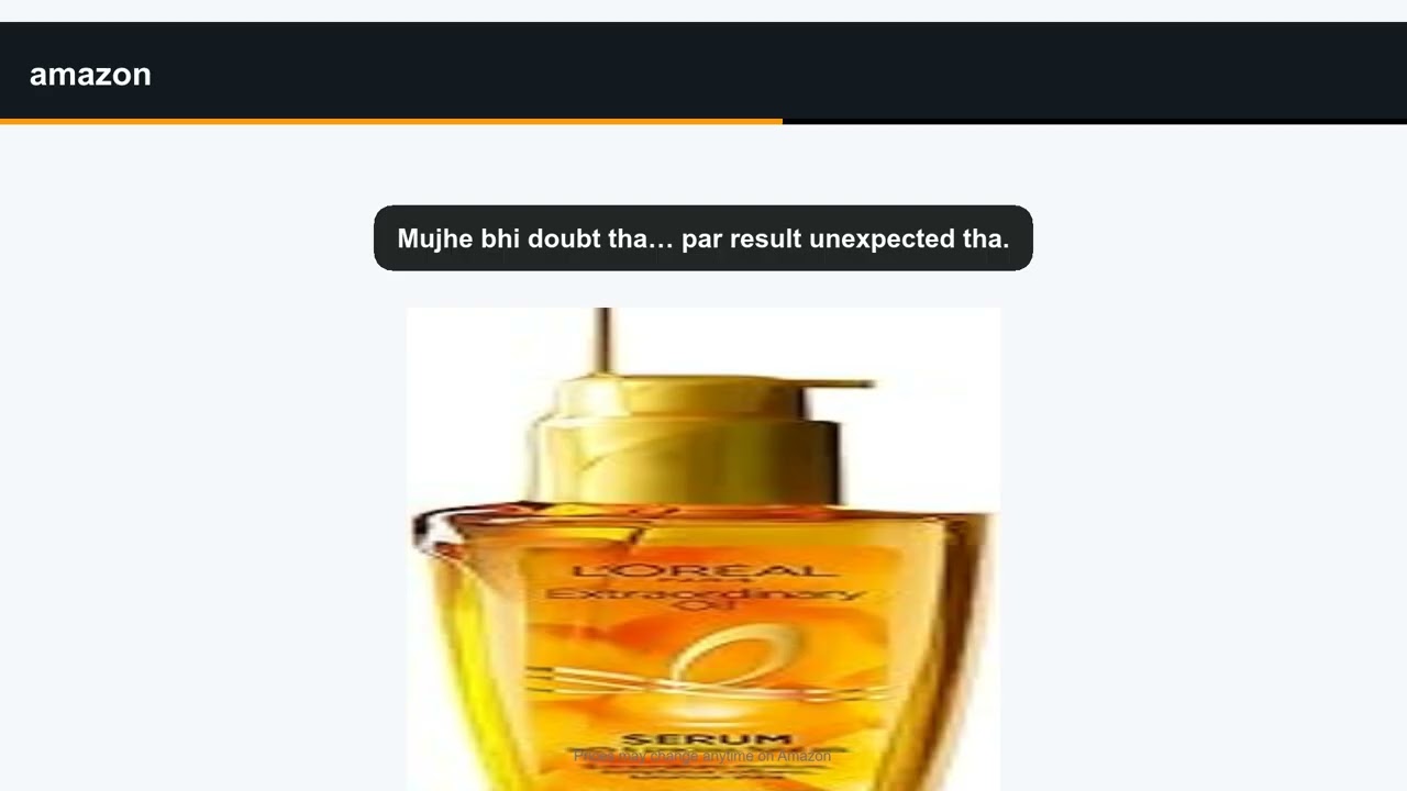 Public reaction comments me hai 😈 | L'Oreal Paris Extraordinary Oil…