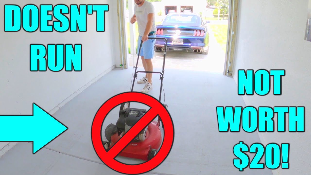 I Bought this Junk Lawn Mower to Restore it - Project 'Lawn Gone' Begins