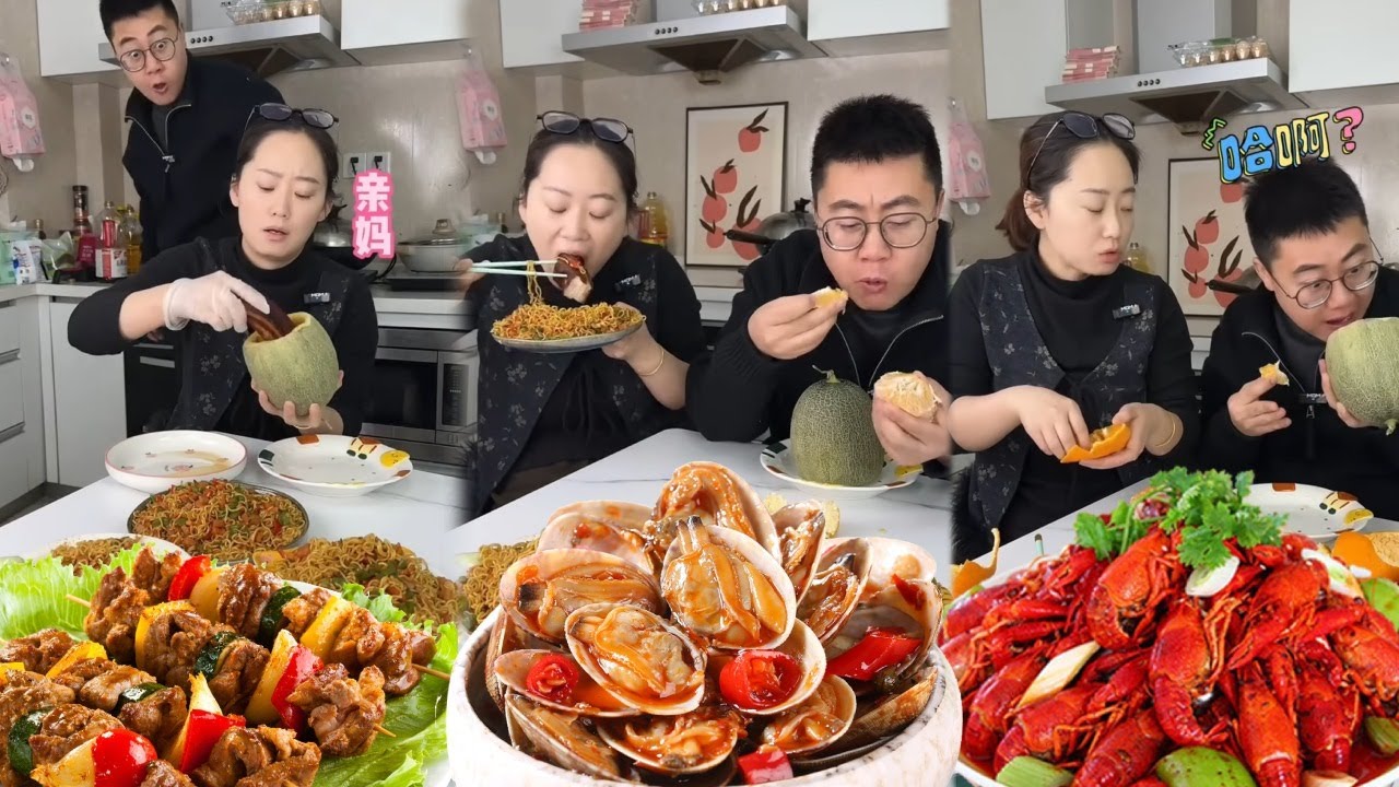 蠢哥哥为了吃独食偷看，不料妈妈目睹全程紧急调换位置，哥哥守着空瓜皮到最后
