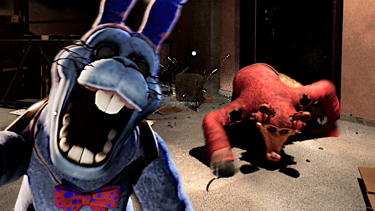 FNAF JRS PERO FREE ROAM ESTA BIEN LOCO / FNAF FAZBEAR ENT. PROJECT PITFALL