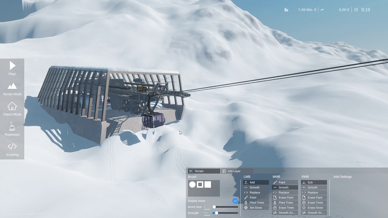 Ich baue meine erste Seilbahn! | #9 Winter Resort Simulator