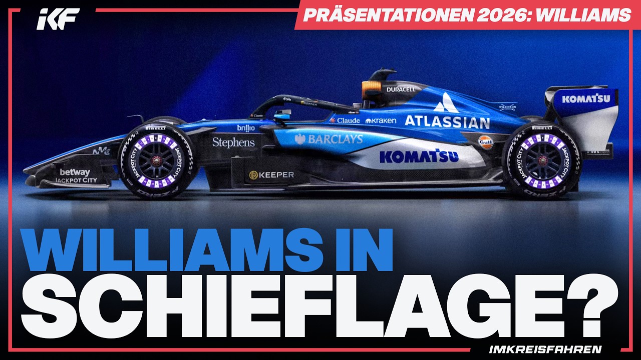 ALARMSTIMMUNG bei Williams? Nur eine Minipräsentation des FW48...