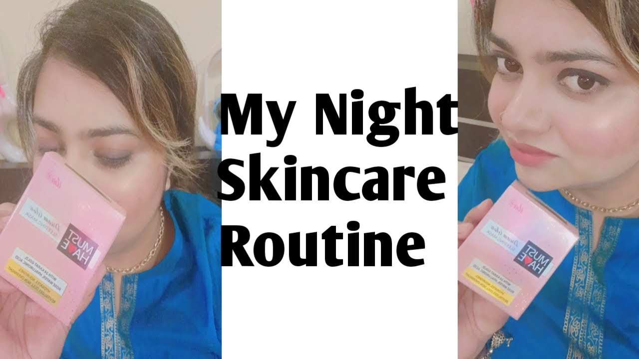My Night Skincare Routine Dream Glow Sleeping Mask @IbaCosmetics