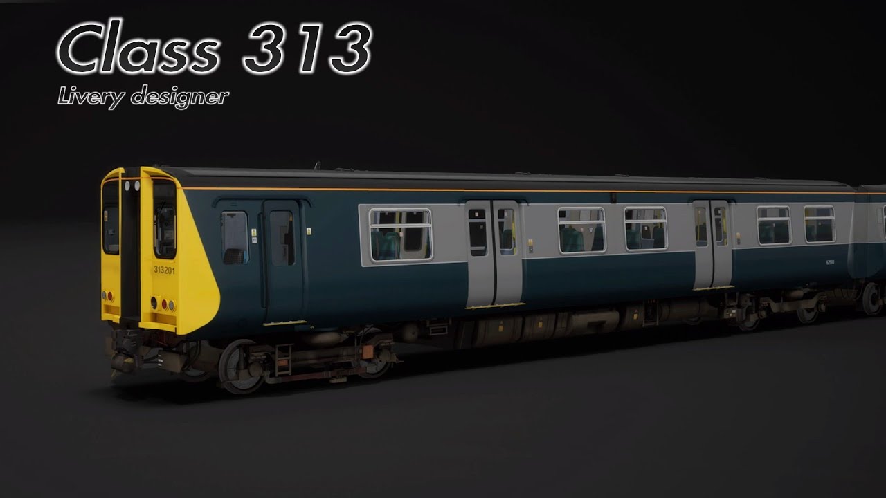 Class 313  (TSW2/ PS4) Full Livery guide BR on livery designer - Time Elapse