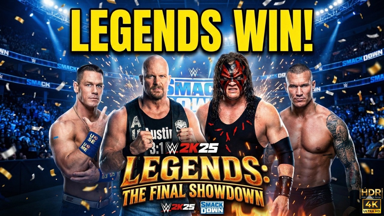 Kane & Stone Cold WIN Tornado Tag! 🔥 WWE 2K25 Chaos