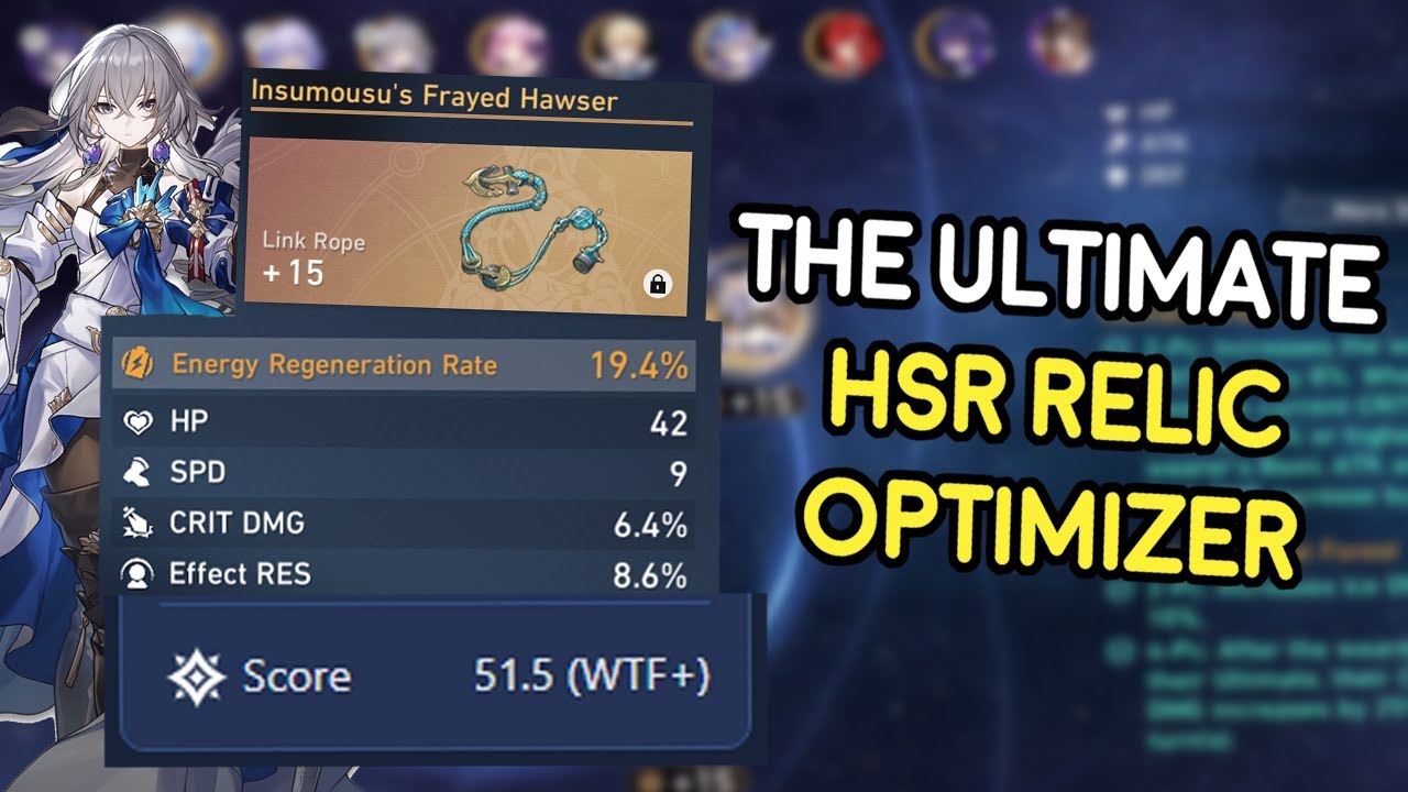 Optimizing 139 Relics for 11 Characters using Fribbels HSR Optimizer | Honkai Star Rail