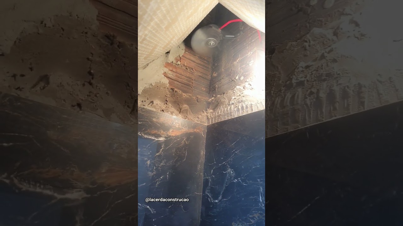 Exaustor em churrasqueira. #obra #constru&ccedil;&atilde;o
