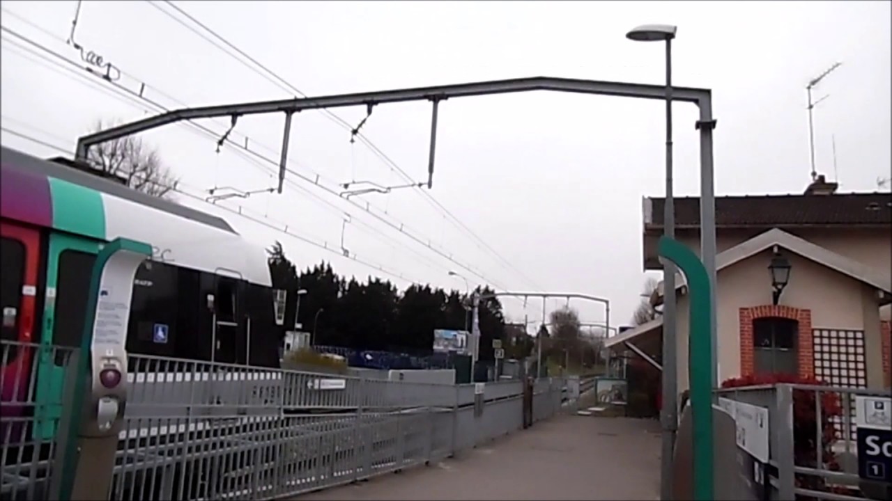 RER B Paris Mix und Mitfahrt/ Des Trains du RER B à Massy-Palaiseu et Bures sur-Yvette et un voyage.