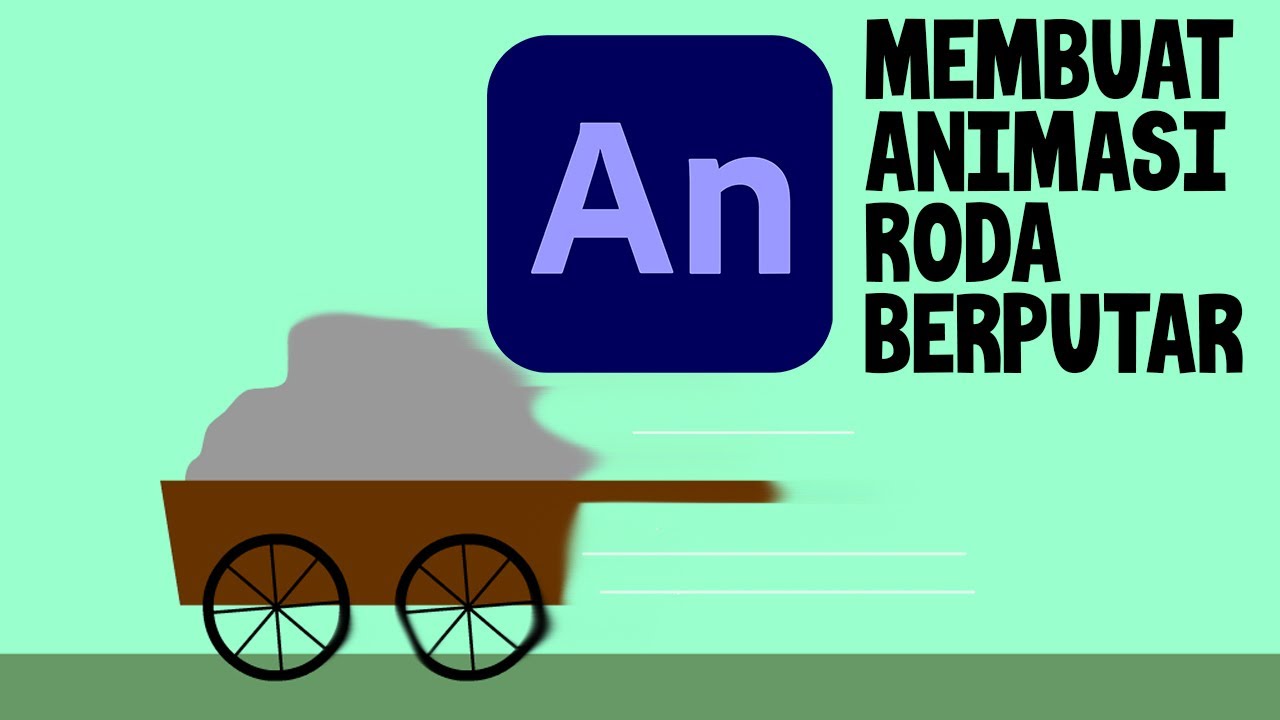 Adobe Animate | Cara membuat Animasi Roda berputar