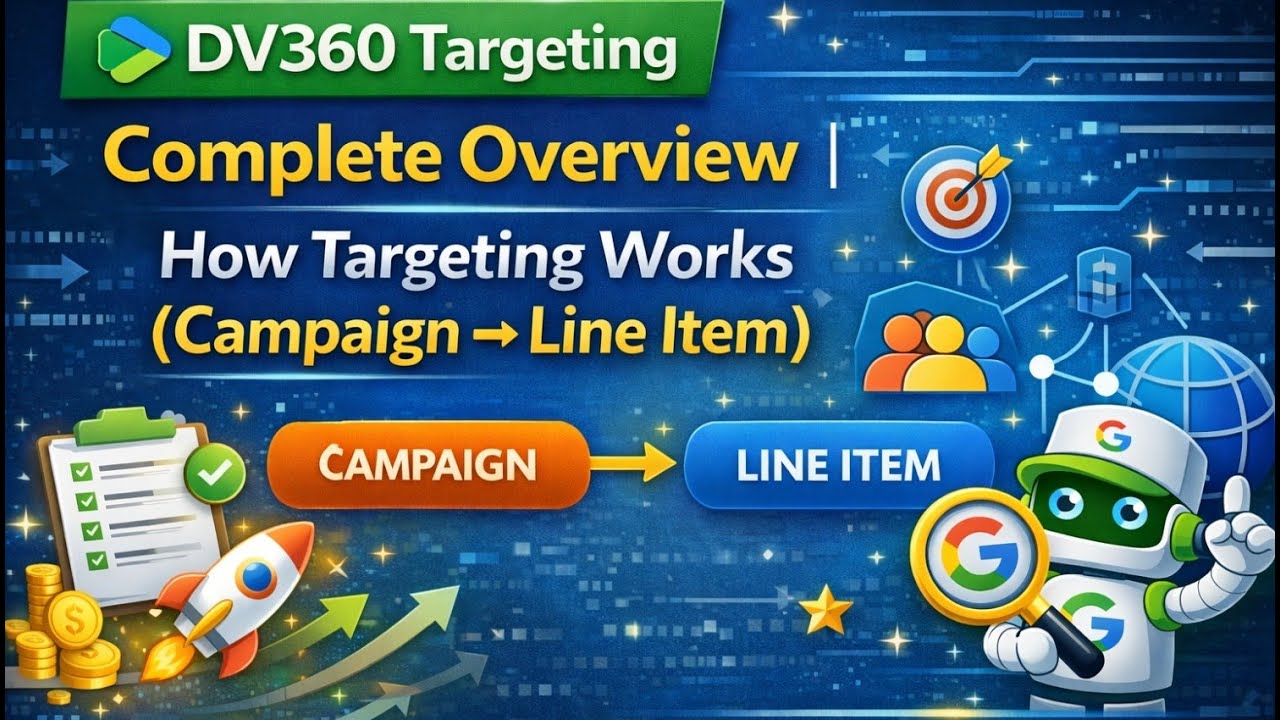DV360 Targeting Complete Overview | How Targeting Works (Campaign → Line Item)