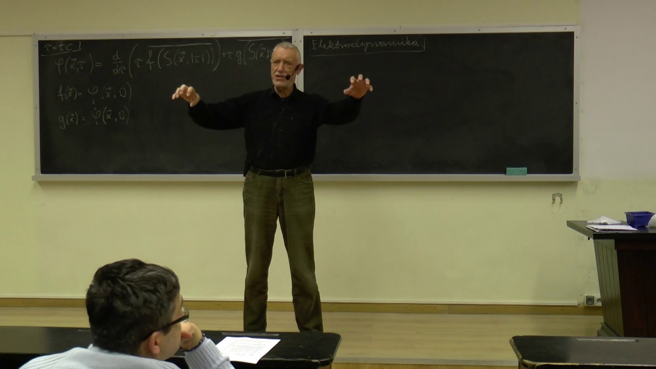 Wszechnica CFT PAN — prof. J. Kijowski: Równania Maxwella i ich symetrie: transformacje Lorentza