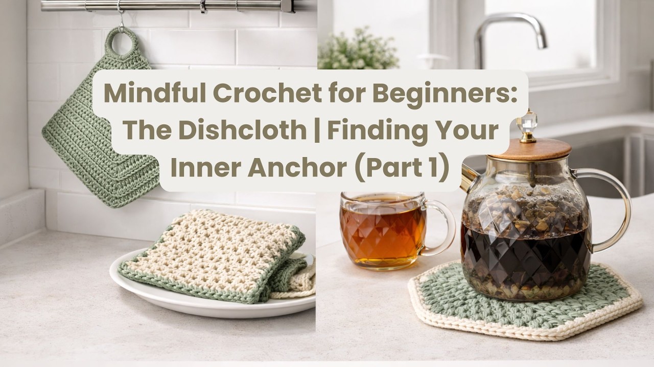 Mindful Crochet for Beginners: The Dishcloth | Finding Your Inner Anchor