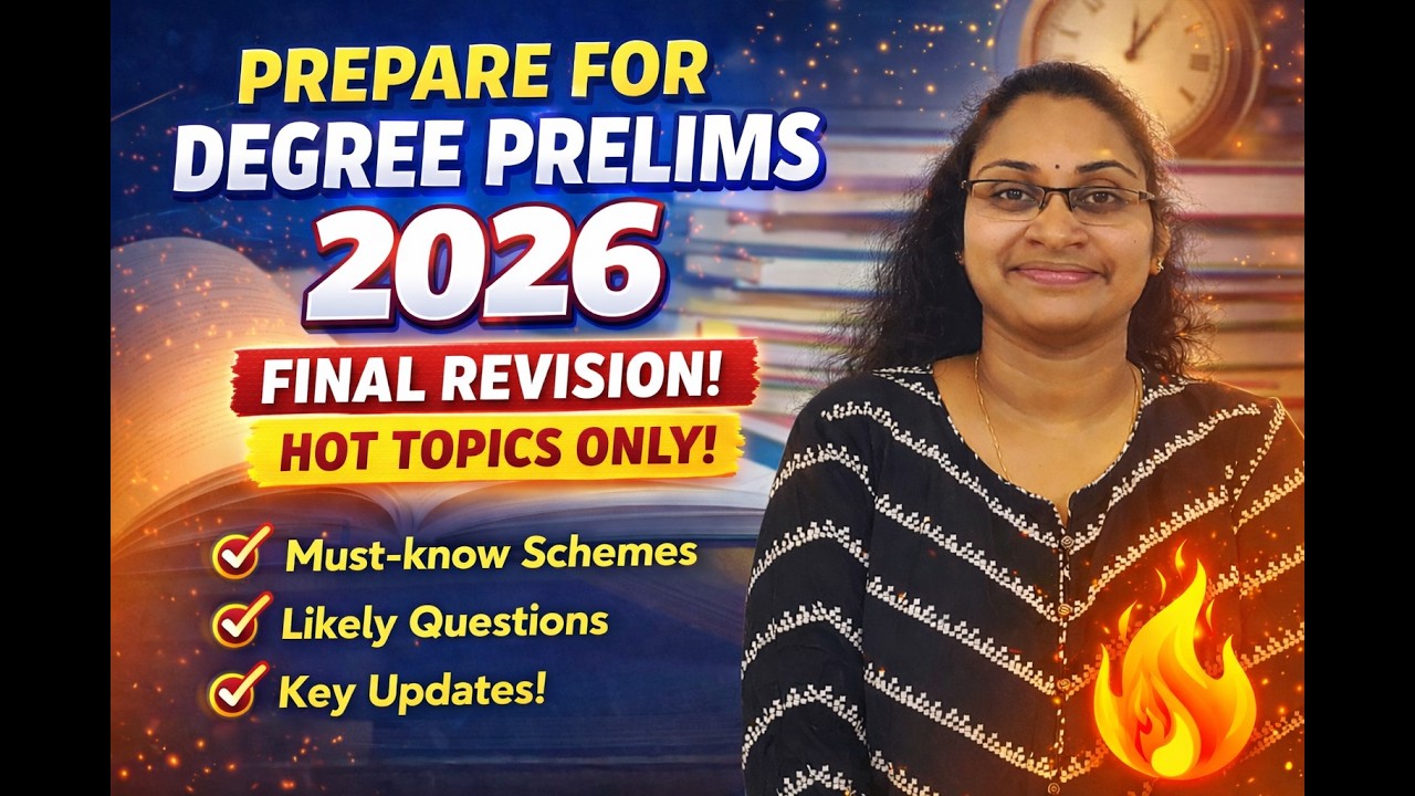 29 ദിവസങ്ങൾ FINAL REVISION DEGREE LEVEL PRELIMINARY 2026|TATTVA PSC|KERALA PSC DEGREE PRELIMSHOT|