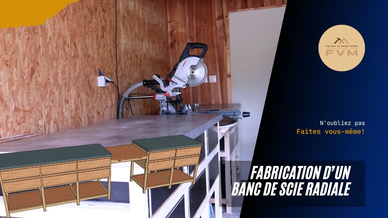 Construire une station pour scie radiale à onglet – (Partie 1)Débit, corroyage, et traçage