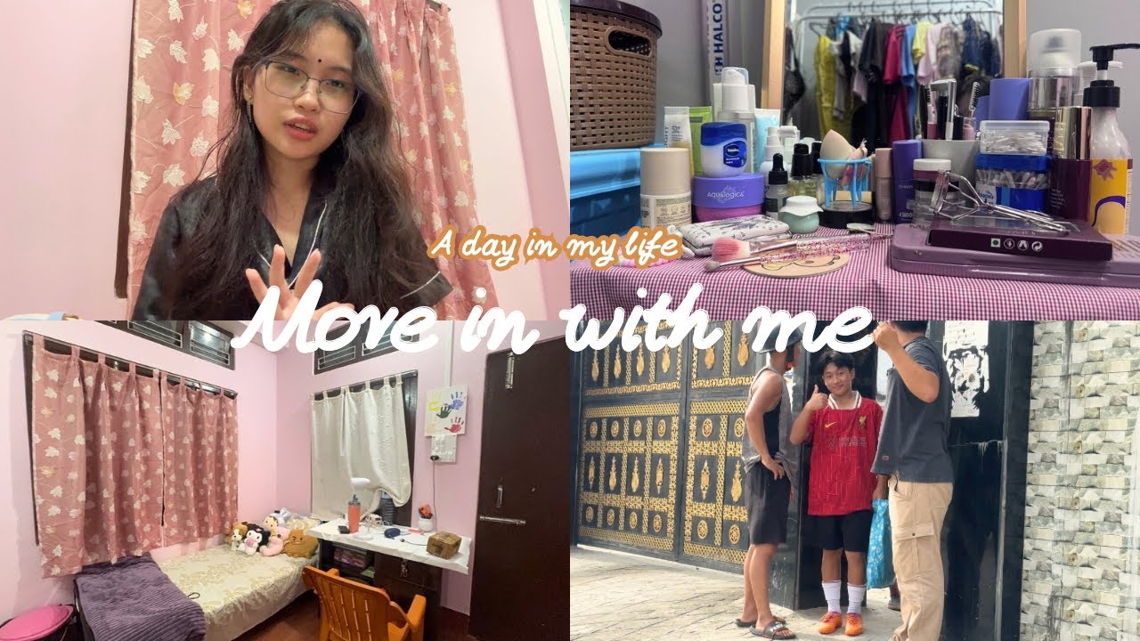 Move In With Me To My PG 💕 (Room Tour + Vlog)