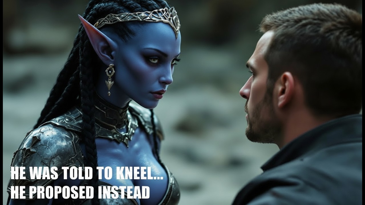She Ordered the Human to Kneel — He Answered With a Proposal