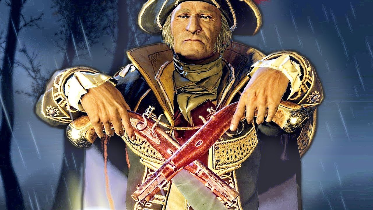George Washington Kills Connor - Assassin's Creed 3 REMASTERED DLC