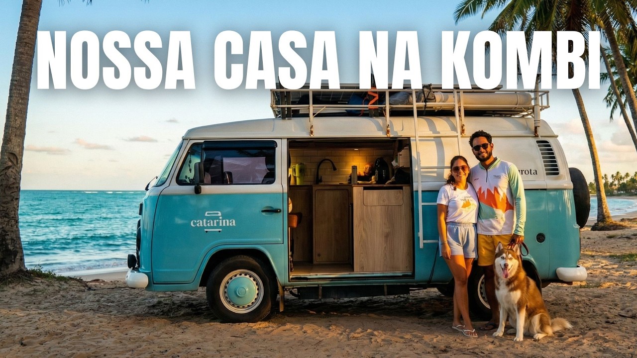 TOUR PELA KOMBI MOTORHOME MAIS LINDA DO BRASIL