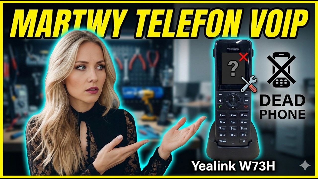 Brak reakcji na włącznik! Yealink W73H #voip #zreperujto