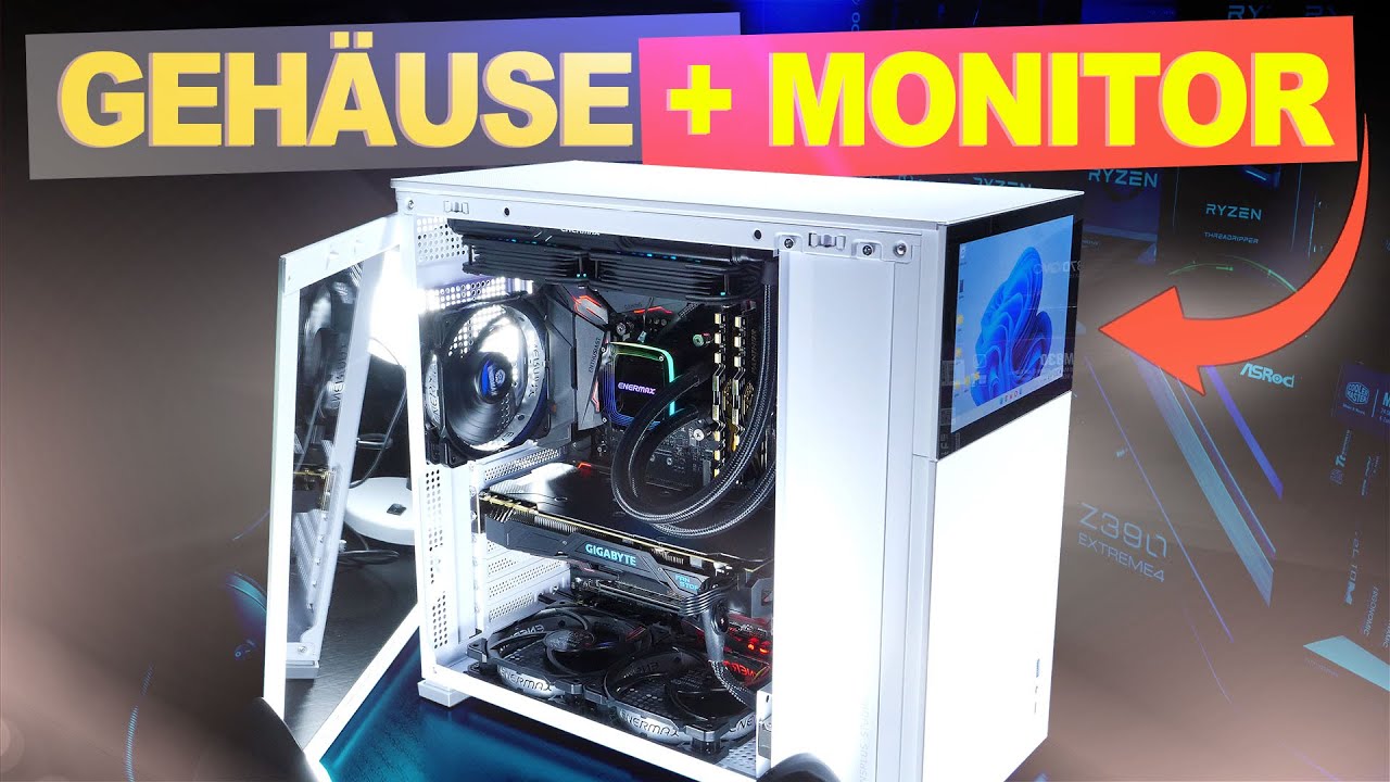 GEHÄUSE mit integriertem MONITOR — JONSBO D41 SCREEN