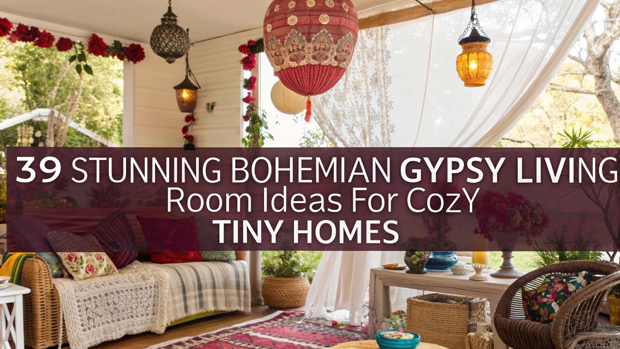 39 Stunning Bohemian Gypsy Living Room Ideas for Cozy Tiny Homes