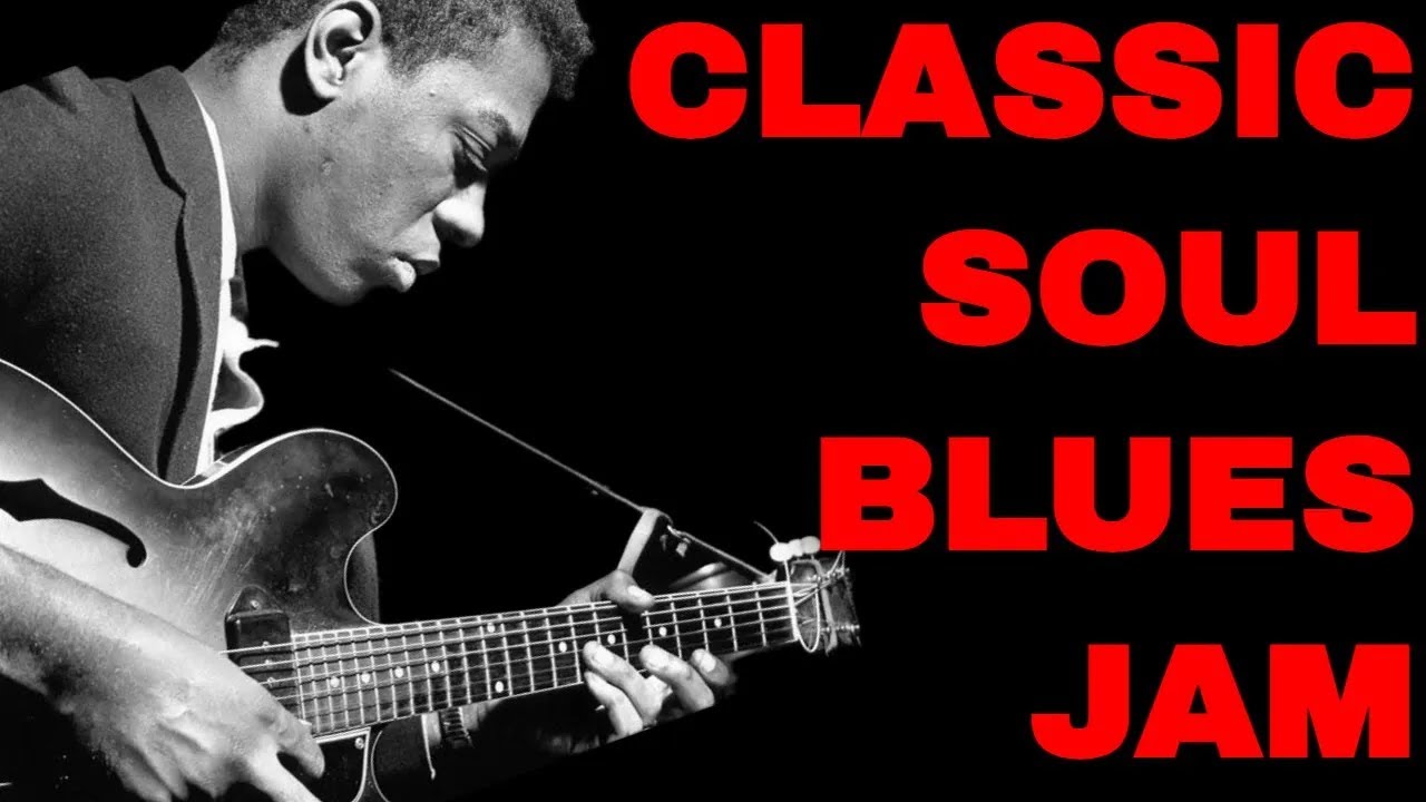 Classic Groovy Soul Blues Jam in A | Guitar Backing Track (105 BPM)