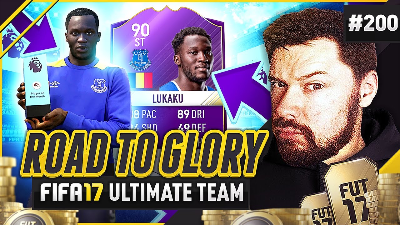 POTM ROMELU LUKAKU!! - #FIFA17 Road to Glory! #200 ultimate team