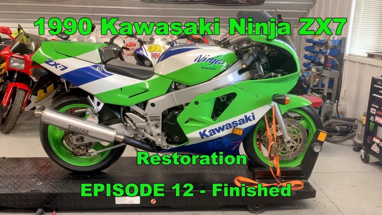 1990 Kawasaki Ninja ZX7 H2  - Restoration - Episode 12 - Finishing it