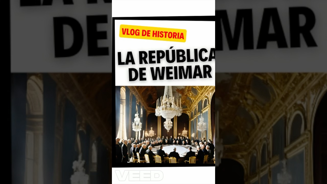 [HISTORIA ALEMANA] 🔴🇩🇪 La Rep&uacute;blica de WEIMAR 🏛️