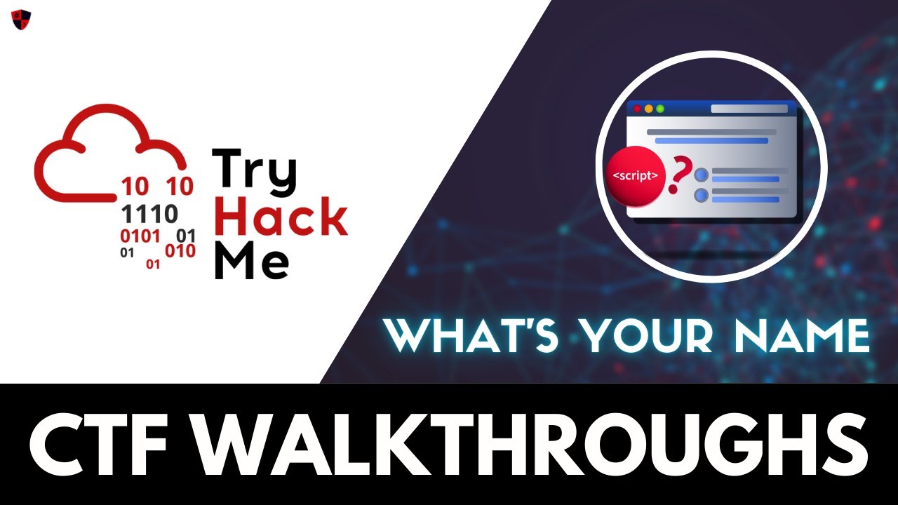 TryHackMe What's Your Name | XSS to Account Takeover | CTF Walkthrough #35