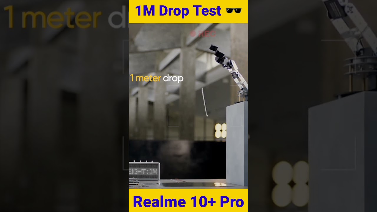 Realme 10+ Pro 1 Meter Drop Test 😮 | Durability Test Of Realme 10+ Pro #shorts #ytshorts
