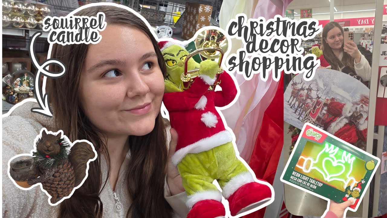 let's go christmas shopping &  decorate for the holidays for the first christmas in my first house