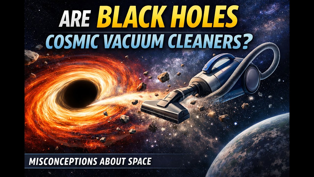 Are Black Holes Cosmic Vacuum Cleaners? | Misconceptions About Space | E03