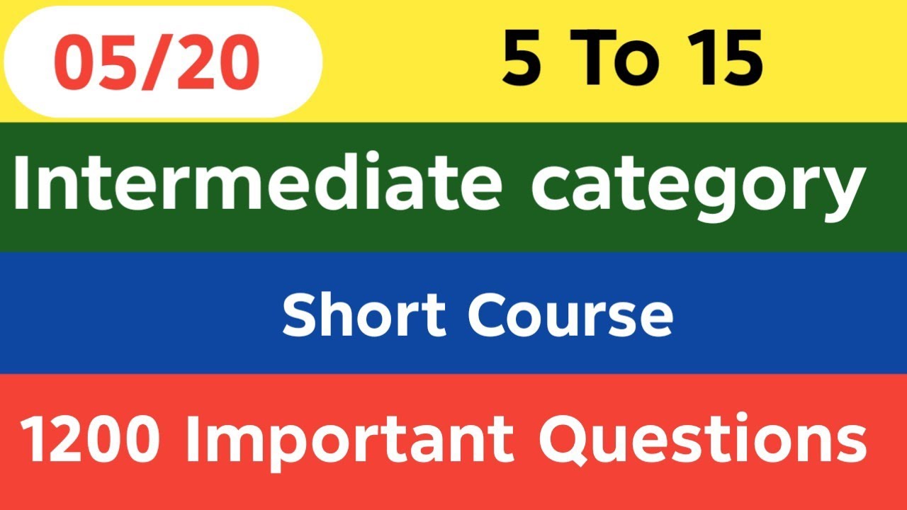 Intermediate Category (5–15) Lecture 05 | Sukkur IBA STS Jobs Preparation | Haider Sindhi Academy