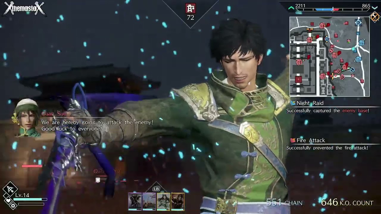 Dynasty Warriors 9 Empires - Xu Shu Gameplay (Chaos Difficulty)