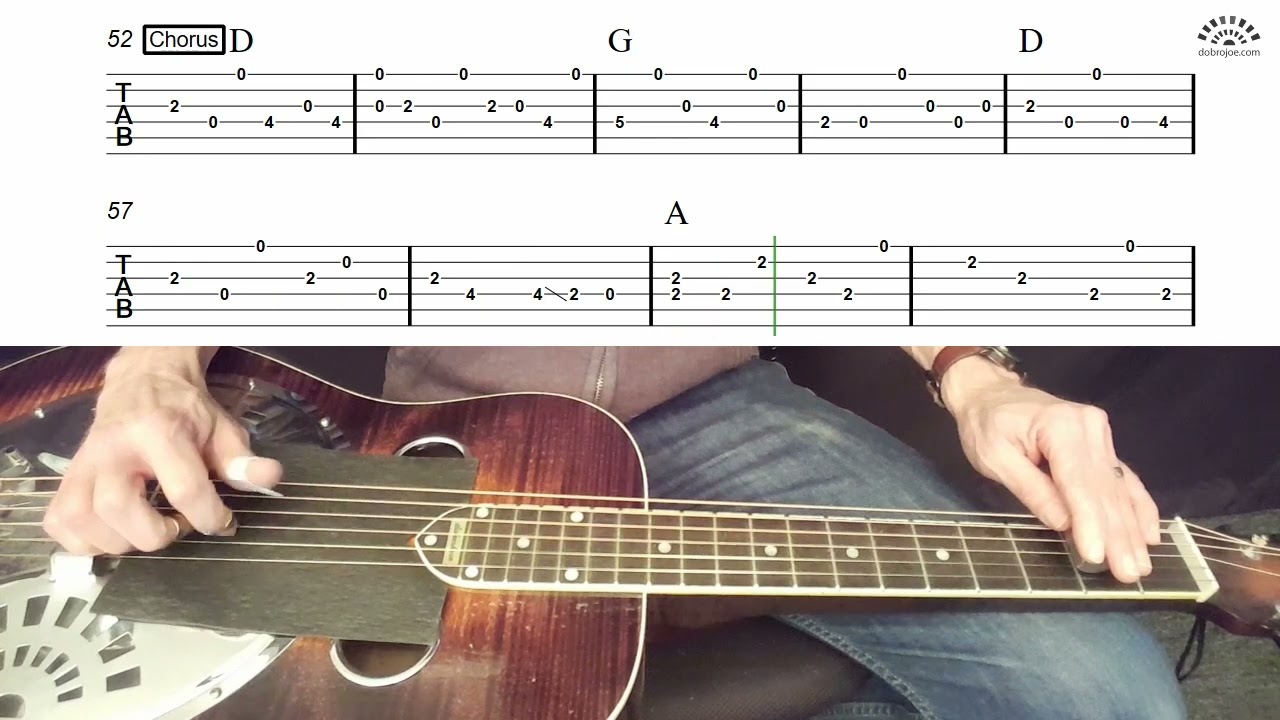 Dobro Lessons with Joe Wilson - Catfish John (GBDGBD tuning)