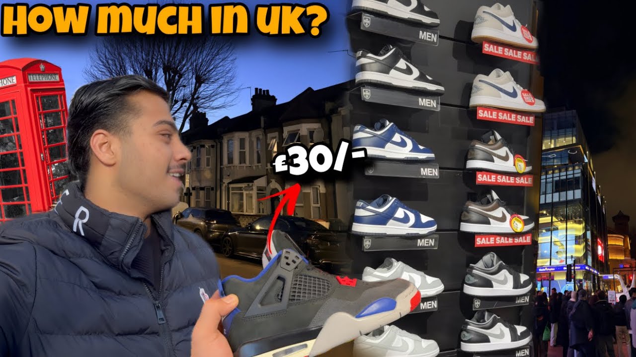 CHEAPEST JORDANS IN THE BIGGEST STORE OF UK - 1 POUND STORE IN LONDON🇬🇧