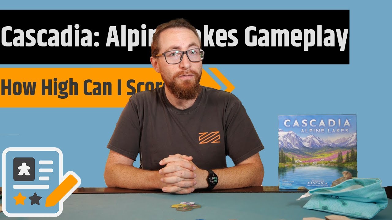 Cascadia: Alpine Lakes Solo Gameplay - We're Going Up Up Up...