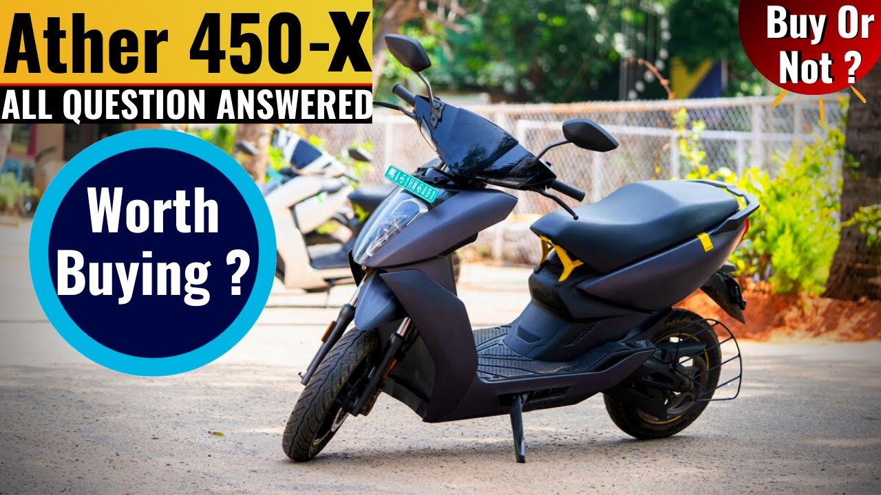 Ather 450X Price In India🔥Ather Battery Cost, Ather Real Range🔥Best Electric Scooter In India 2021🔥