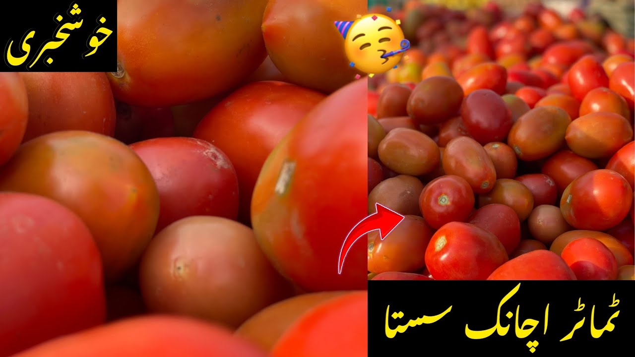 Bahawalpur Sabzi Mandi Mein Tamatar Achanak Hee Sasta Ho Gaya 😱