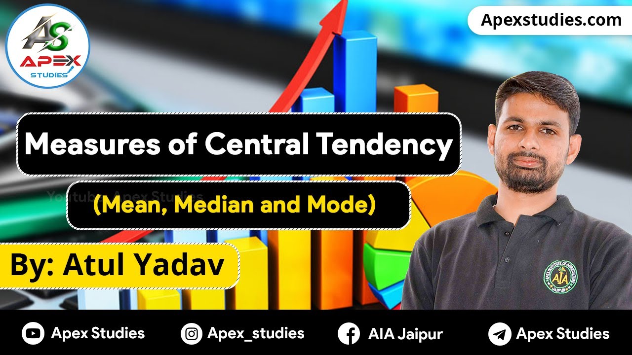 Measures of Central Tendency (Mean, Median and Mode) || Pre-PG || Apex Studies