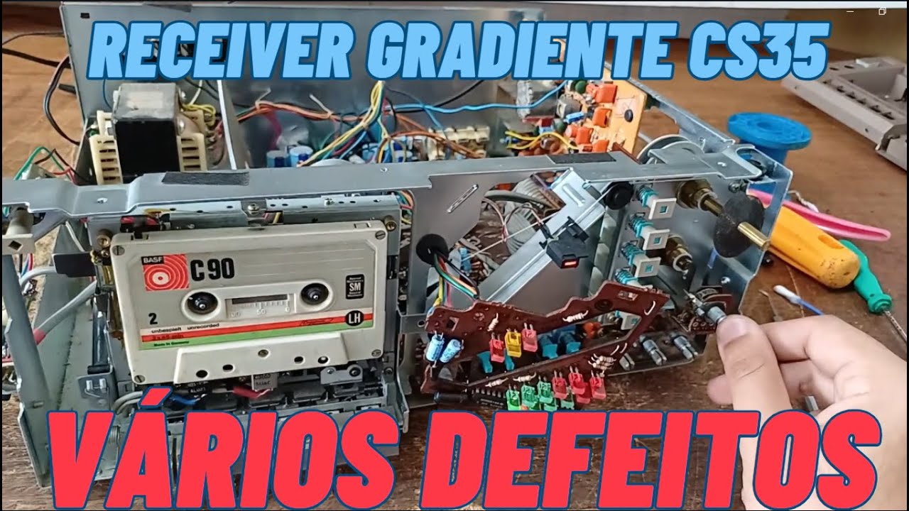 Conserto: Antigo Receiver Gradiente CS35 (1987) - P1/2