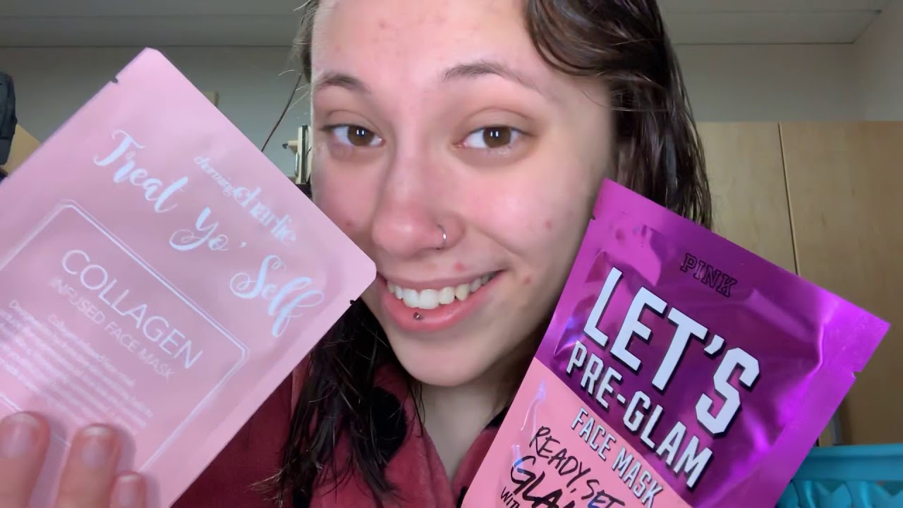 ASMR girlfriend role play: let&rsquo;s do a face mask!