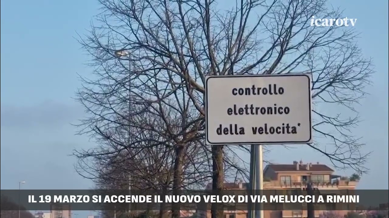 Il 19 marzo si accende il nuovo velox di via Melucci a Rimini