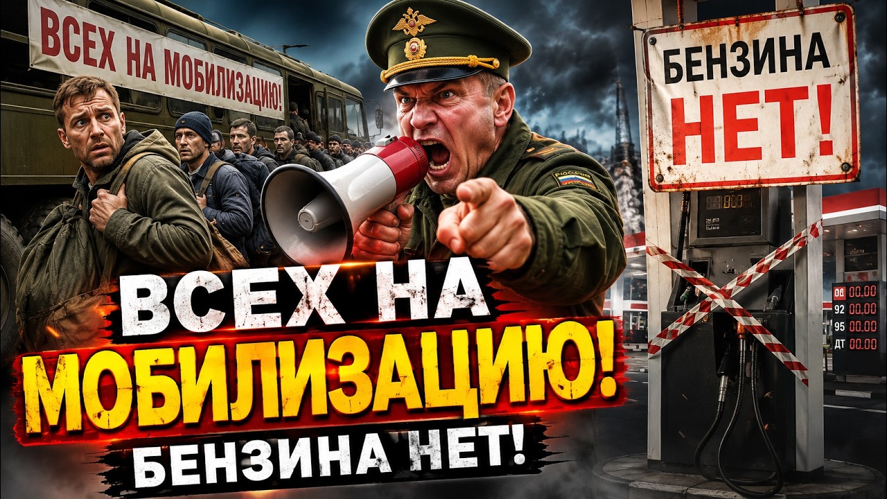 Бензина нет! ВСЕХ НА МОБИЛИЗАЦИЮ!
