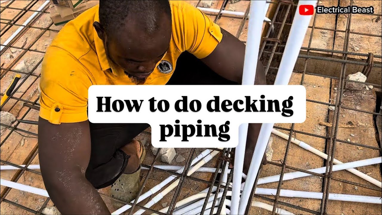 Electrical Piping For A Duplex Building | Decking Stage