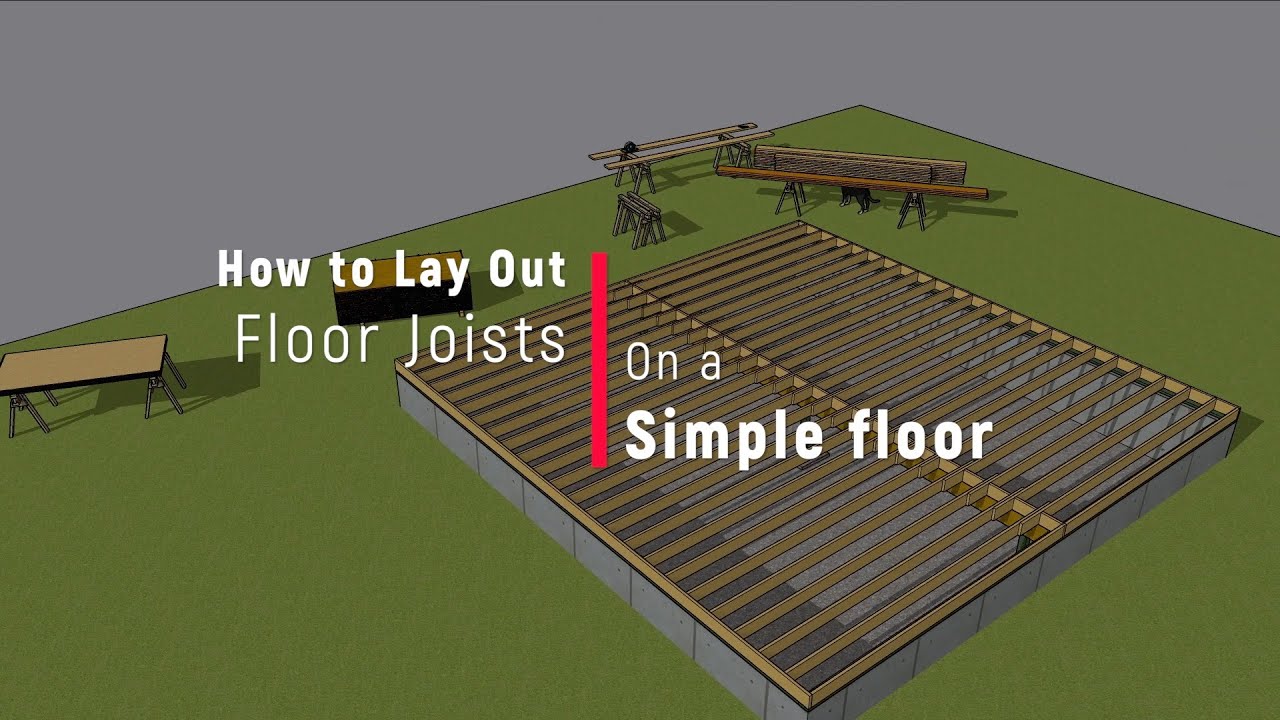 Basic Floor Framing Layout, Point Loads, and Making Plywood Fit