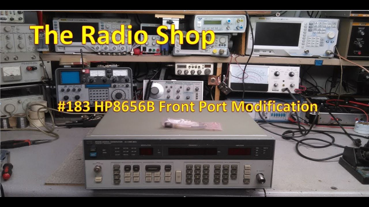 #183 HP 8656B front port modification
